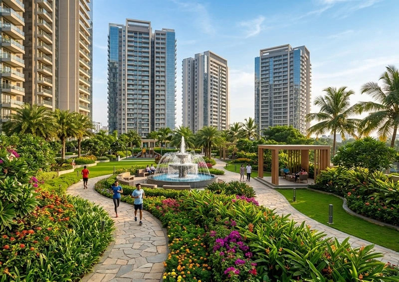 Tharwani Park Glen Landscaped Gardens and Leisure Spaces